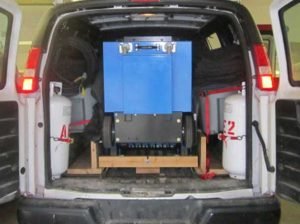 Trailer Docking Assembly for Heat Injector